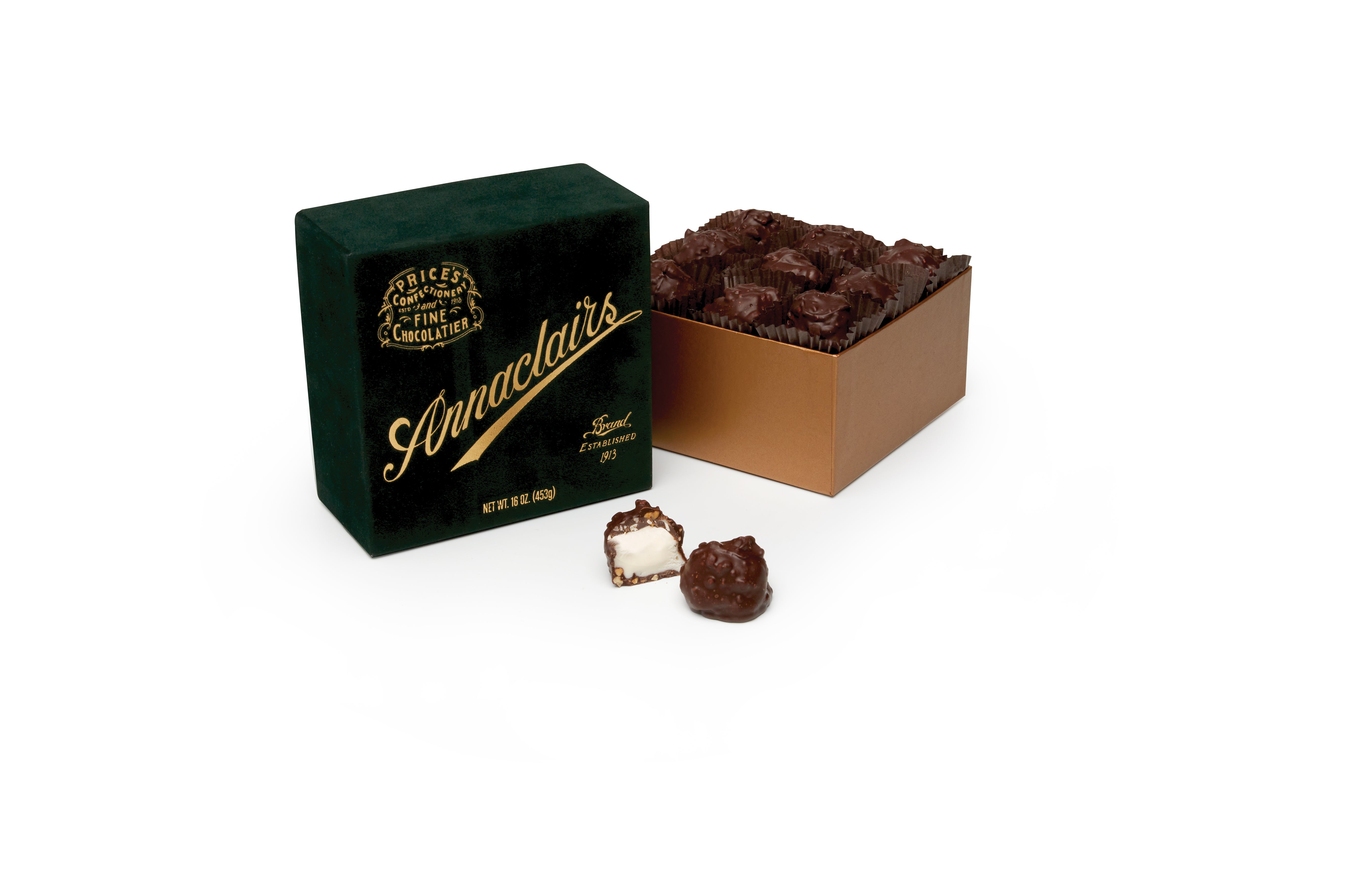 AnnaClairs Dark Chocolate Cream Truffles Dessert Box 16oz