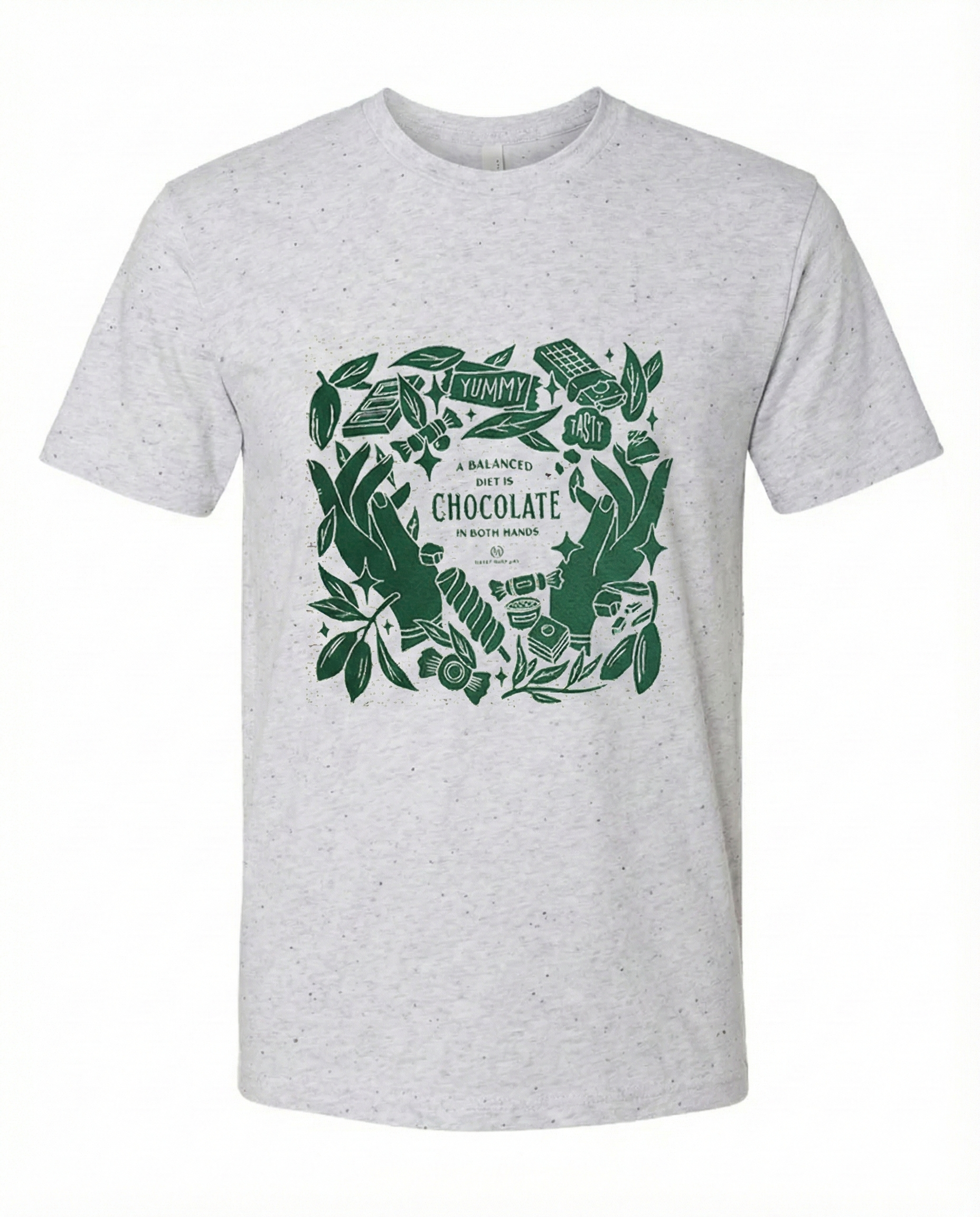 "A Balanced Diet Is Chocolate In Both Hands" Shirt