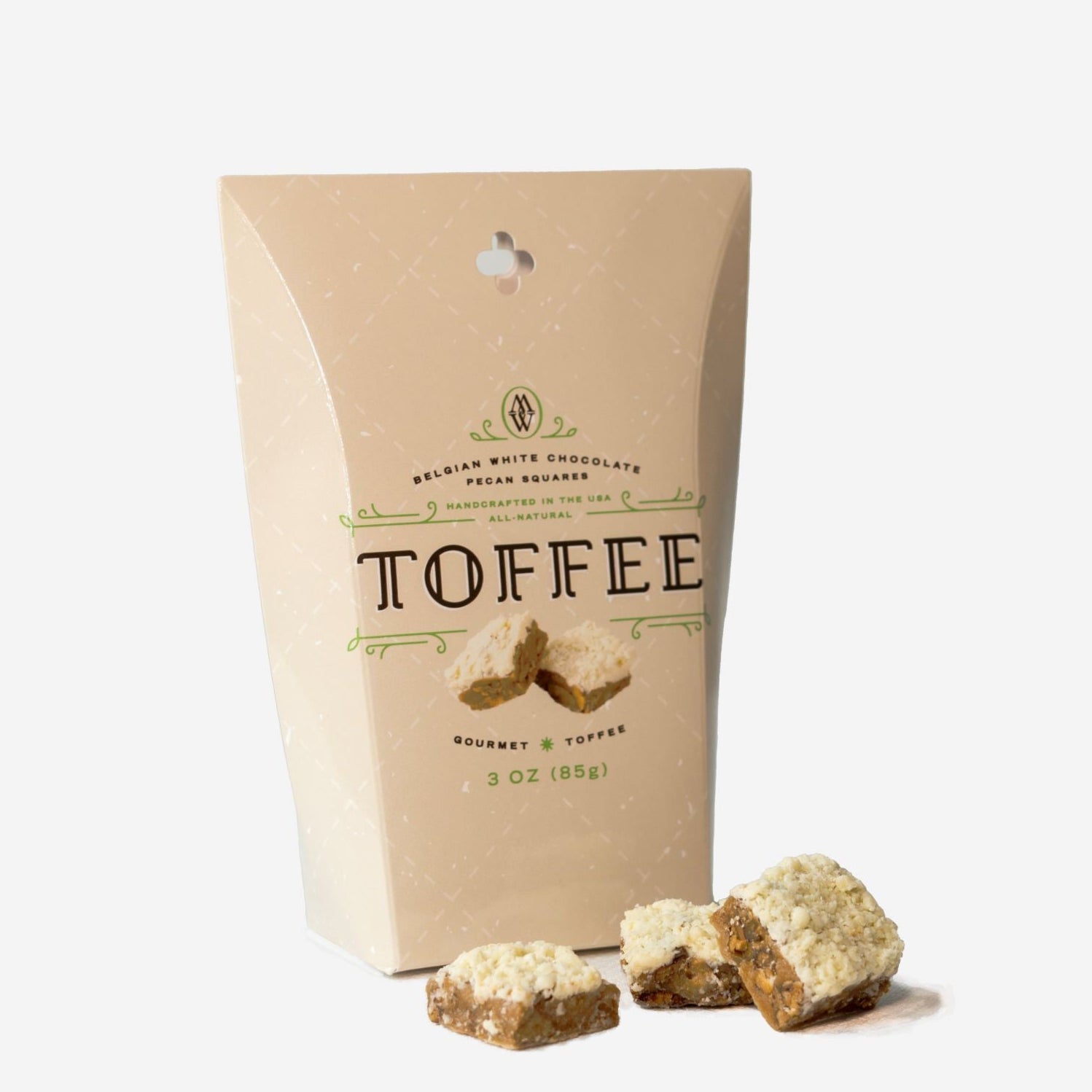 Sweet Shop USA Mrs Weinsteins Belgian White Chocolate Pecan Toffee 3oz