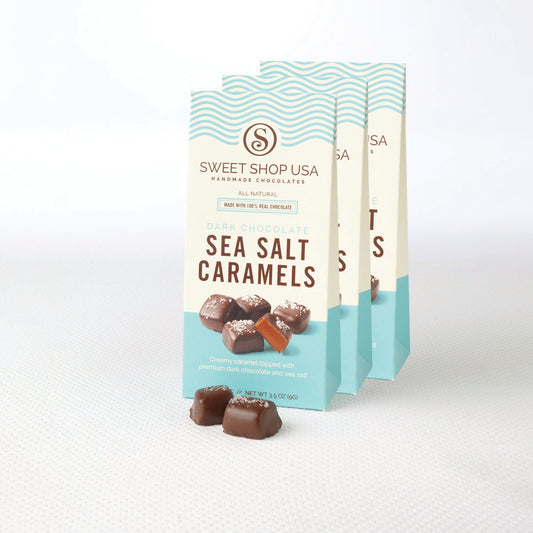 Grab & Go Sea Salt Caramels 10 Piece (3.5oz) - 3 Pack